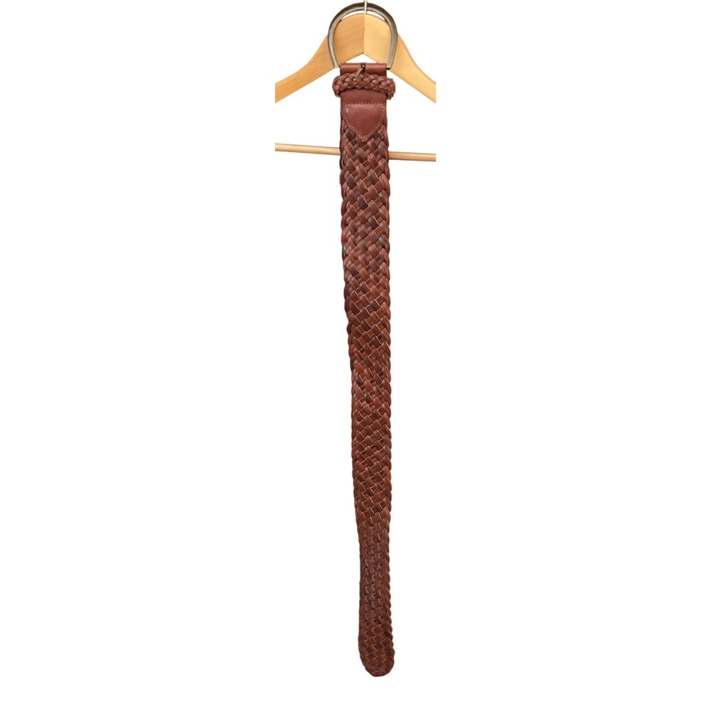 Vintage NWT Express Braided Leather Belt Boho Western Equestrian Preppy Classic